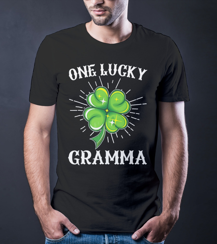 One Lucky Gramma Shamrock St. Patrick's T-Shirt