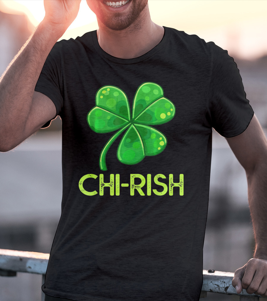 Chi-Rish Shamrock Chicago St Patrick's Day T-Shirt