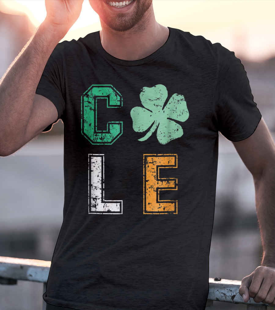 CLE Shamrock Irish Colors St. Patrick's Day T-Shirt
