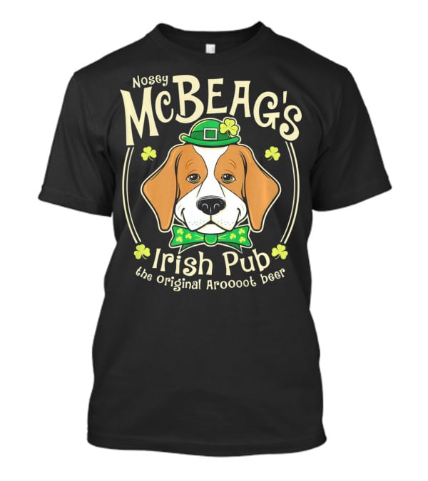Nosey McBeag's Irish Pub The Original Aroooot Beer T-Shirt