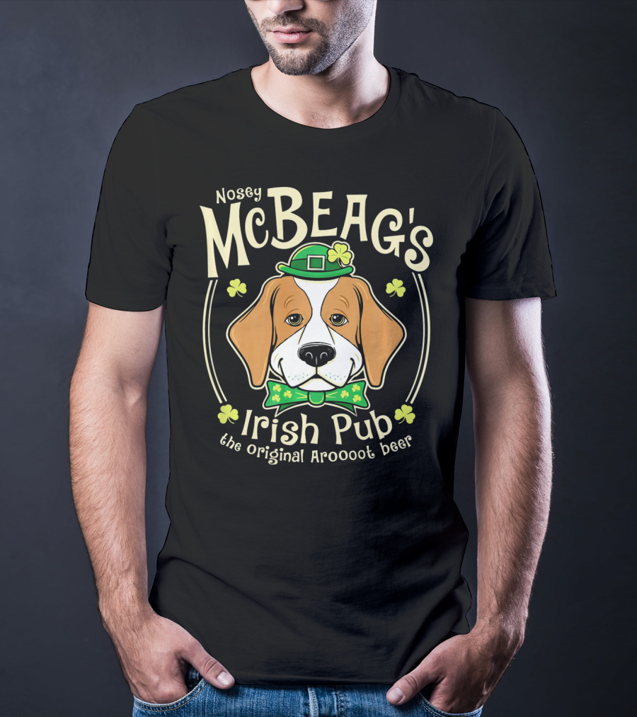 Nosey McBeag's Irish Pub The Original Aroooot Beer T-Shirt