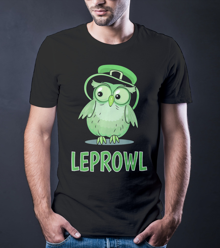 Leprechaun Owl St. Patrick's Day Leprowl T-Shirt