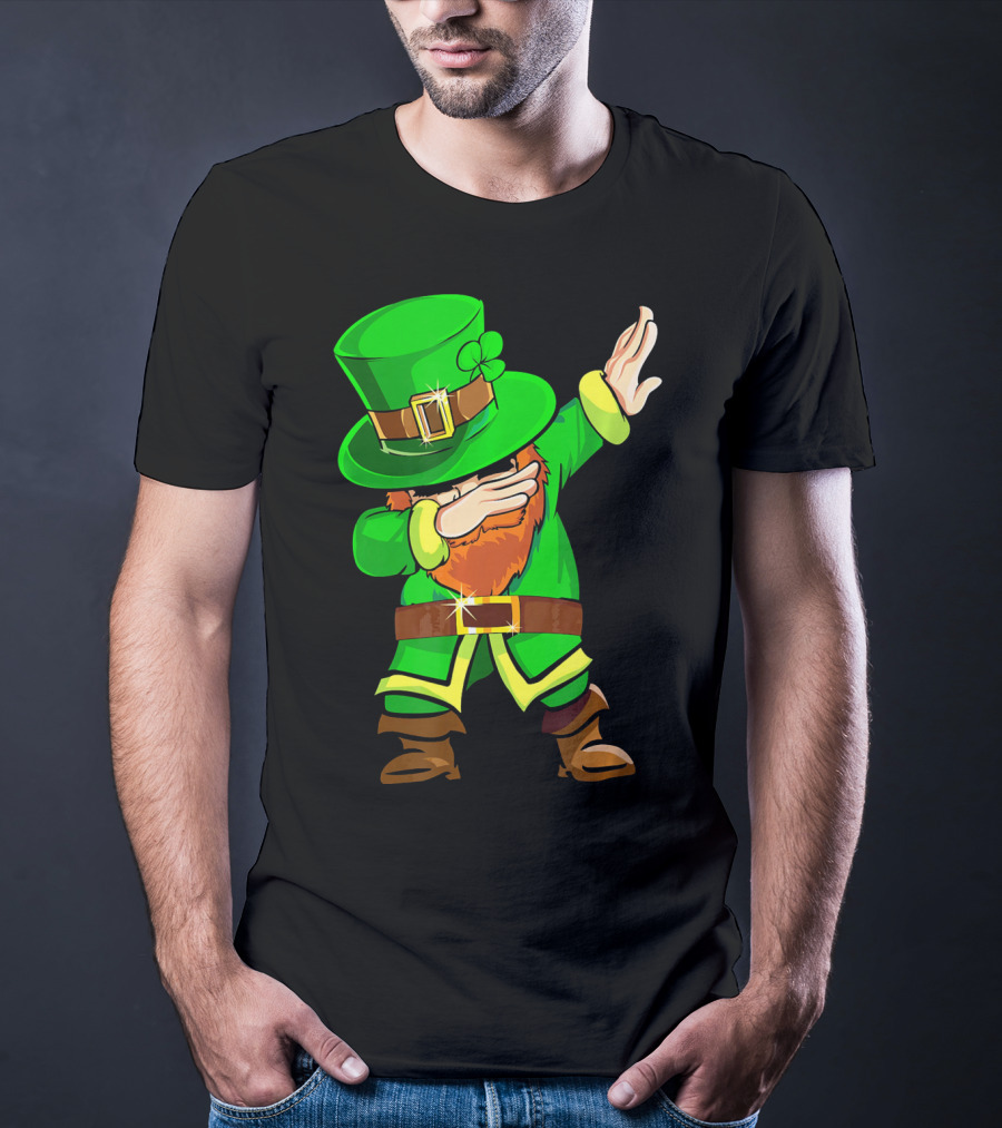 Dabechaun Leprechaun Dabbing Funny St. Patrick's Day T-Shirt