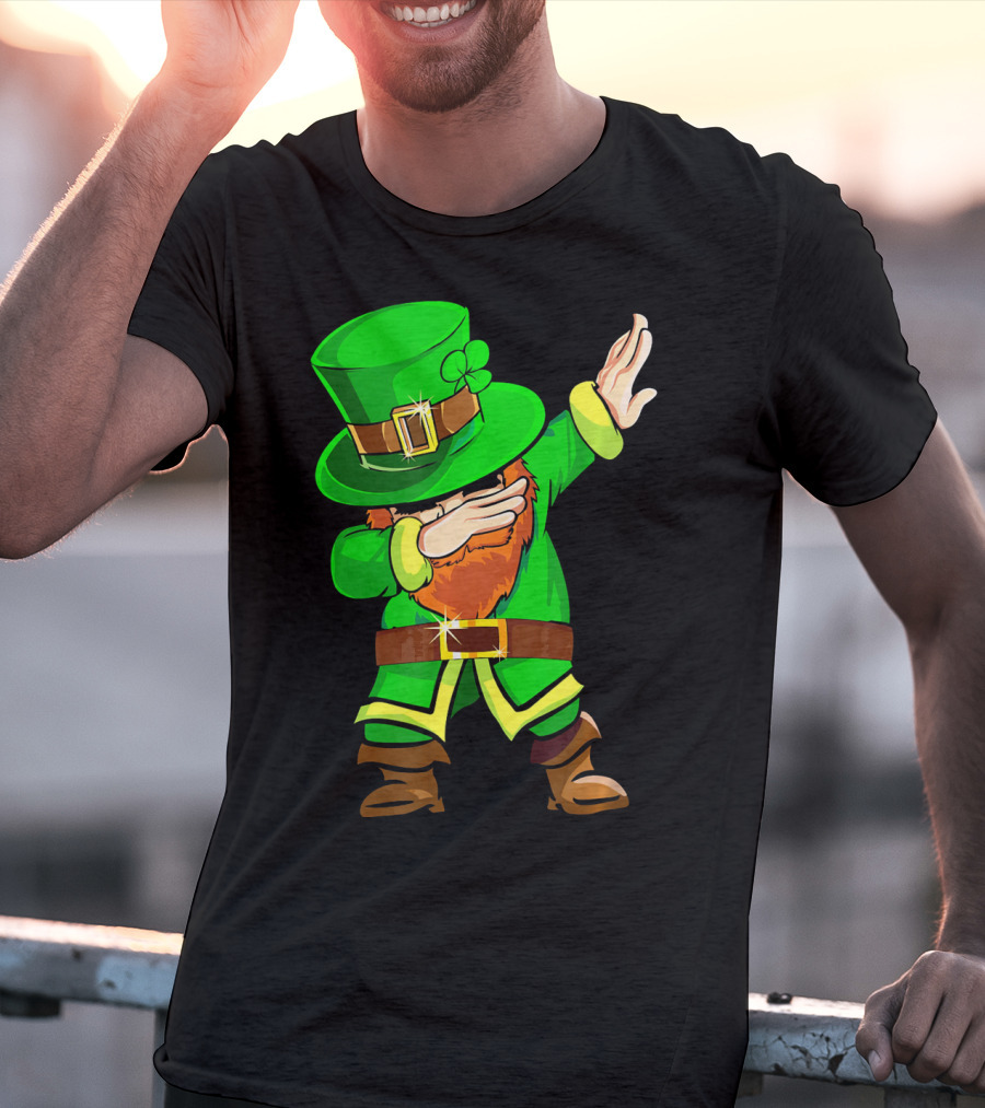 Dabechaun Leprechaun Dabbing Funny St. Patrick's Day T-Shirt