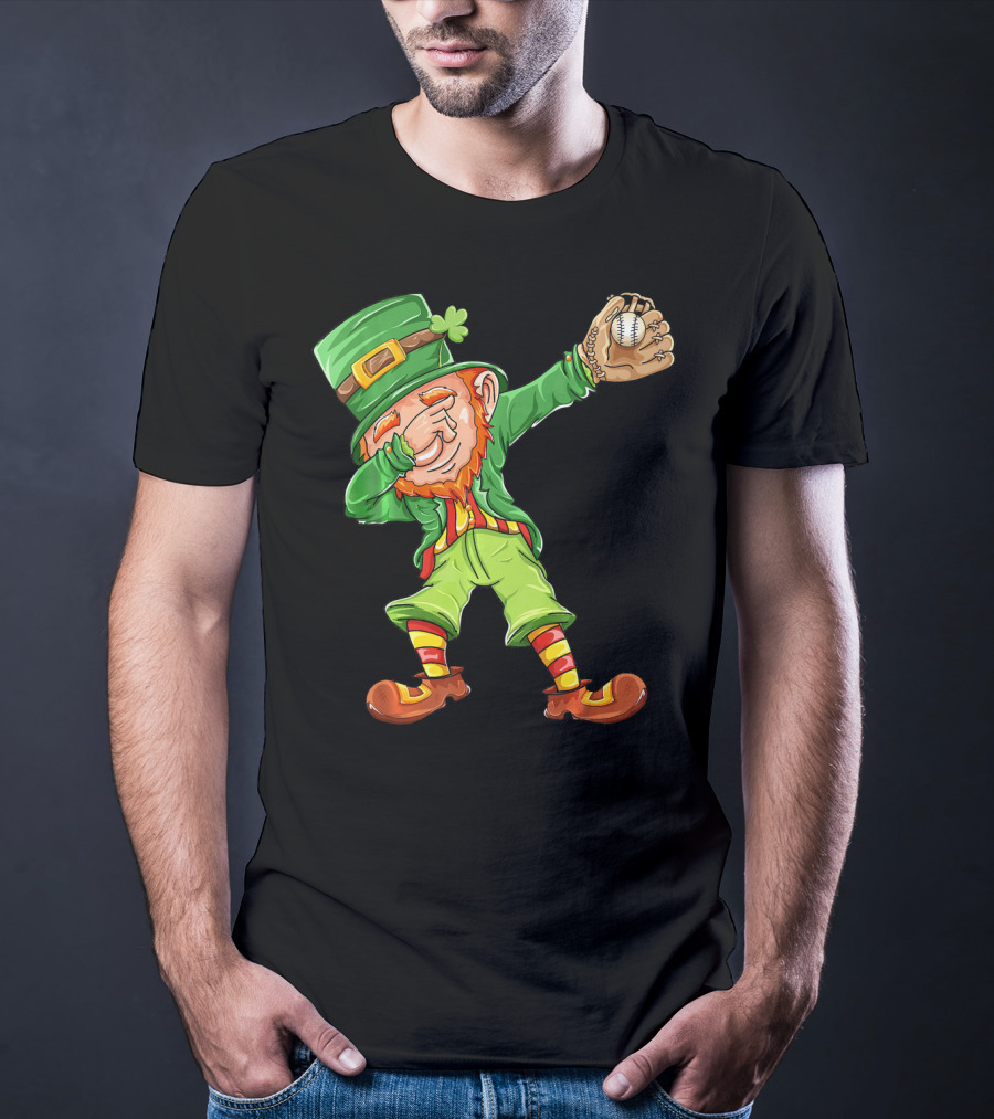 Softball Leprechaun St Patricks Day Coach T-Shirt
