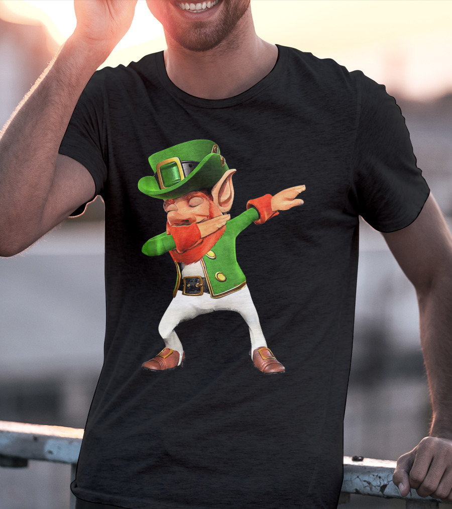 Dabbing Leprechaun St Patrick's Day T-Shirt