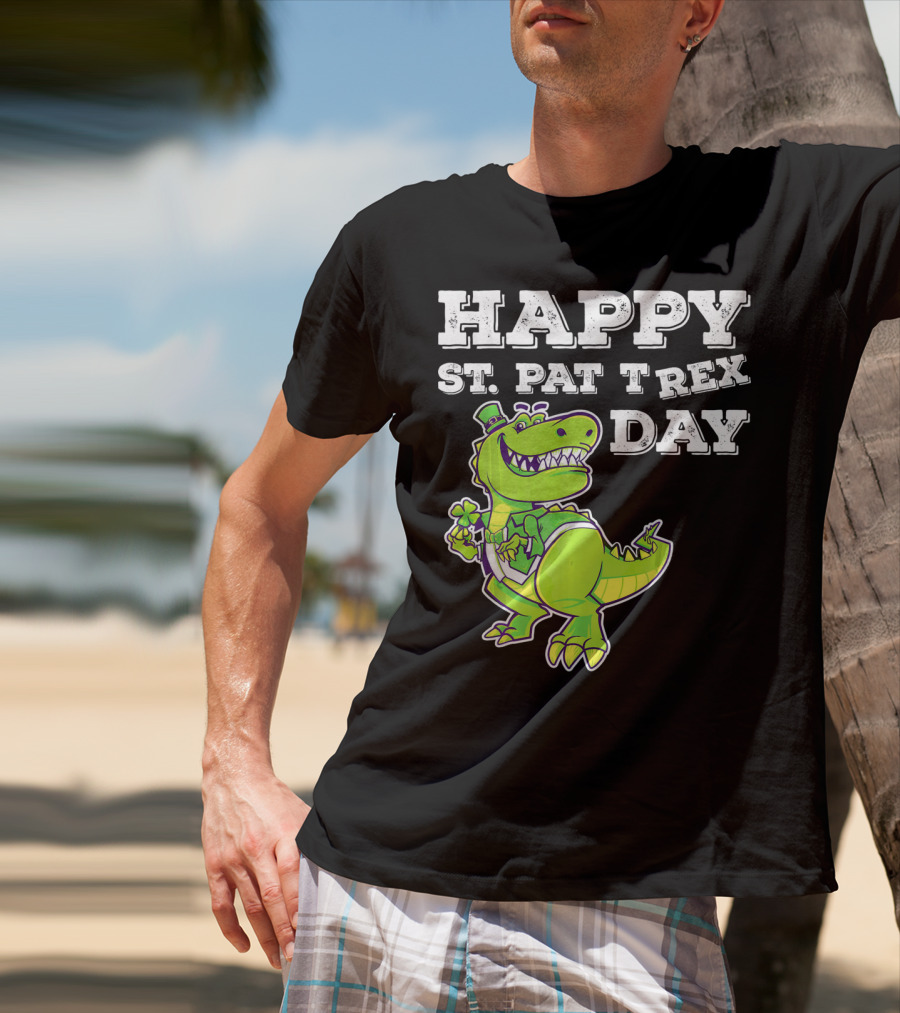 HAPPY ST. PAT T REX DAY Cute St Patricks T-Shirt