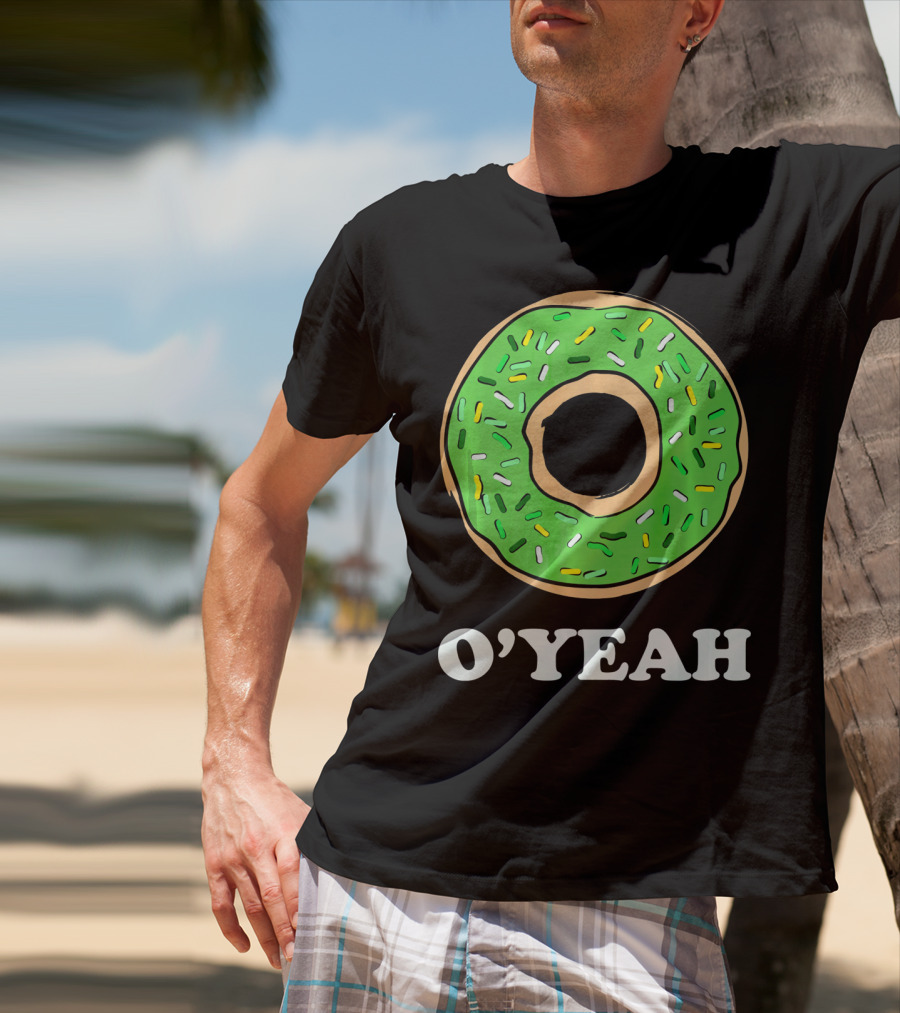 O'Yeah Green Donut T-Shirt