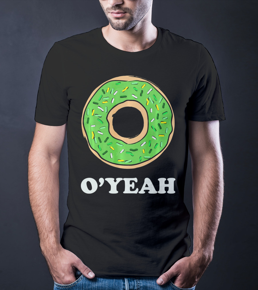 O'Yeah Green Donut T-Shirt