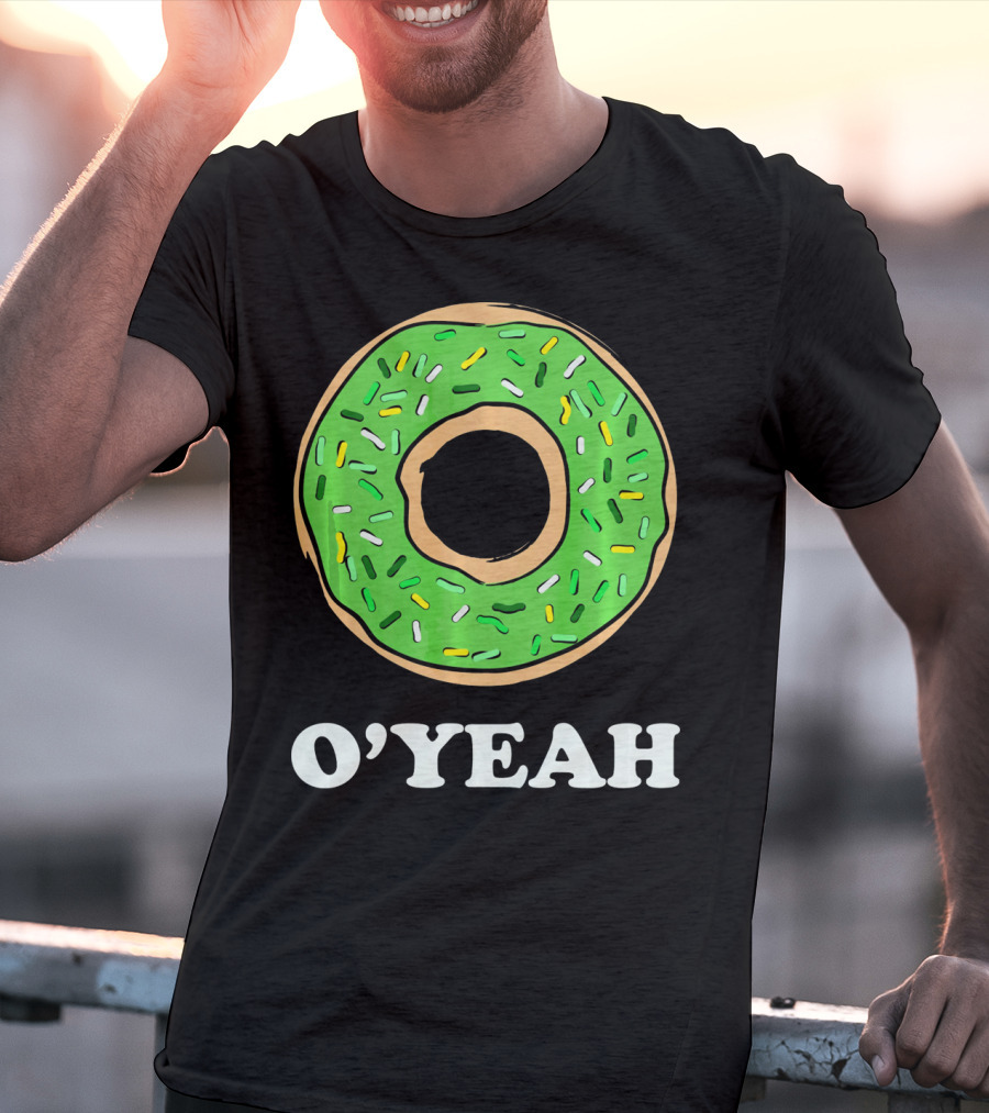 O'Yeah Green Donut T-Shirt