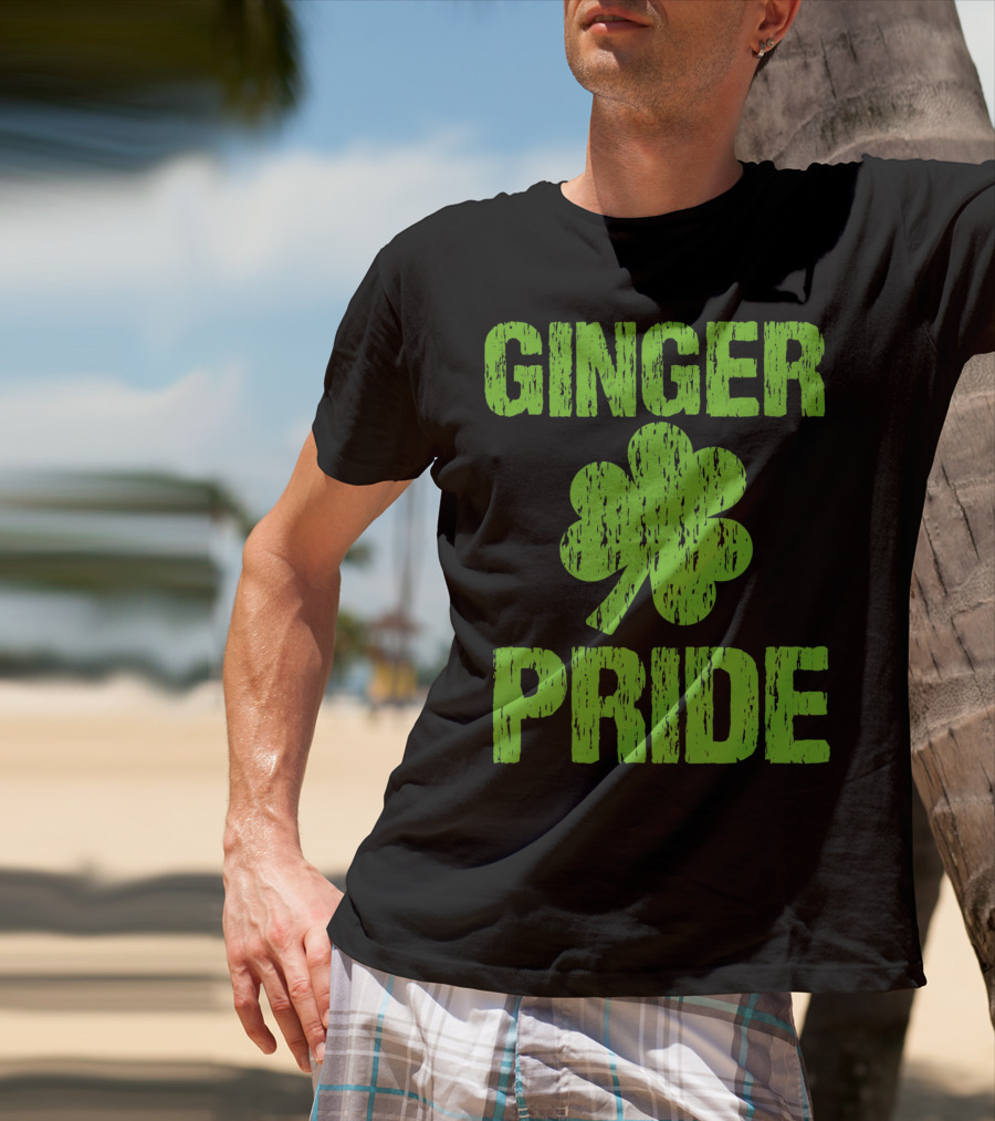 Ginger Pride Shamrock St. Patrick's Day Iconic T-Shirt