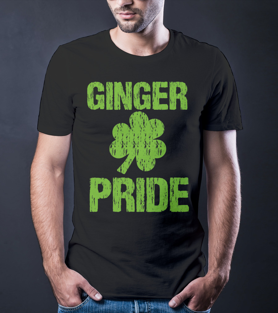 Ginger Pride Shamrock St. Patrick's Day Iconic T-Shirt