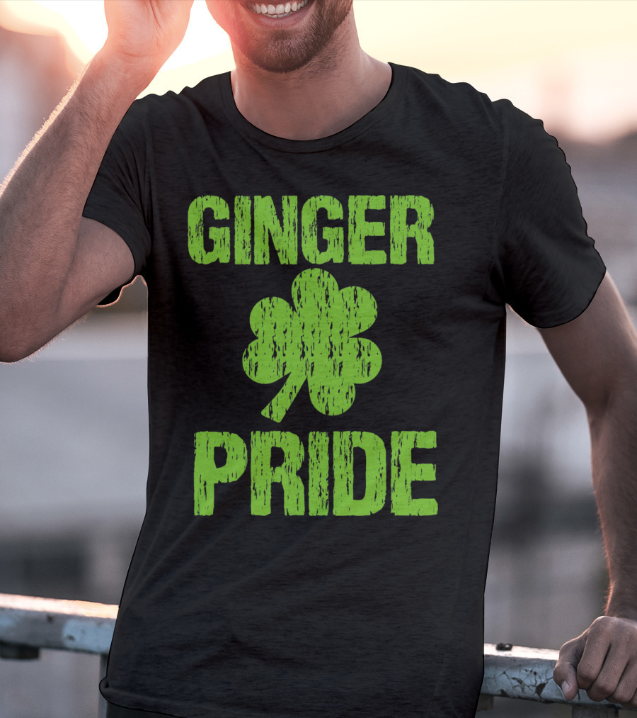 Ginger Pride Shamrock St. Patrick's Day Iconic T-Shirt