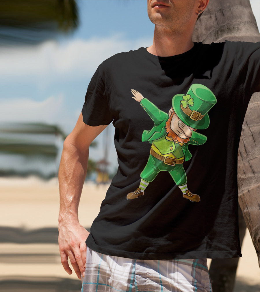 Dabbing Leprechaun St. Patrick's Day Celebration T-Shirt