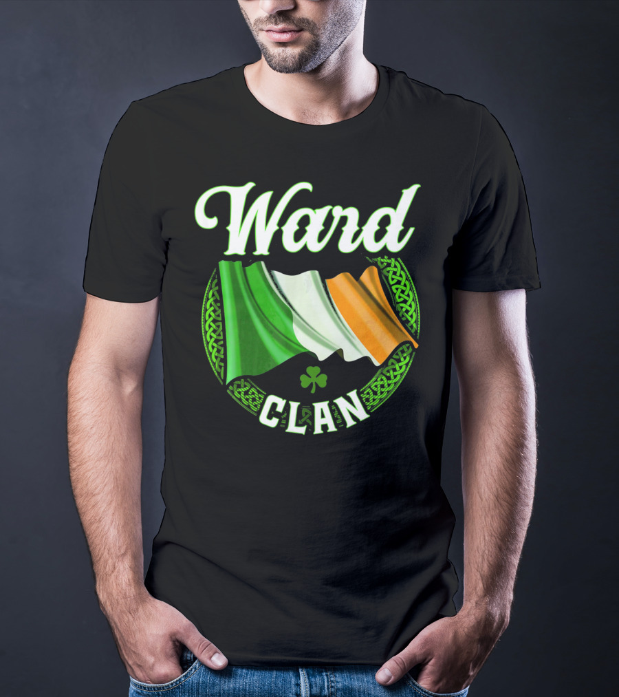 Ward Surname Clan Irish Flag Ireland T-Shirt