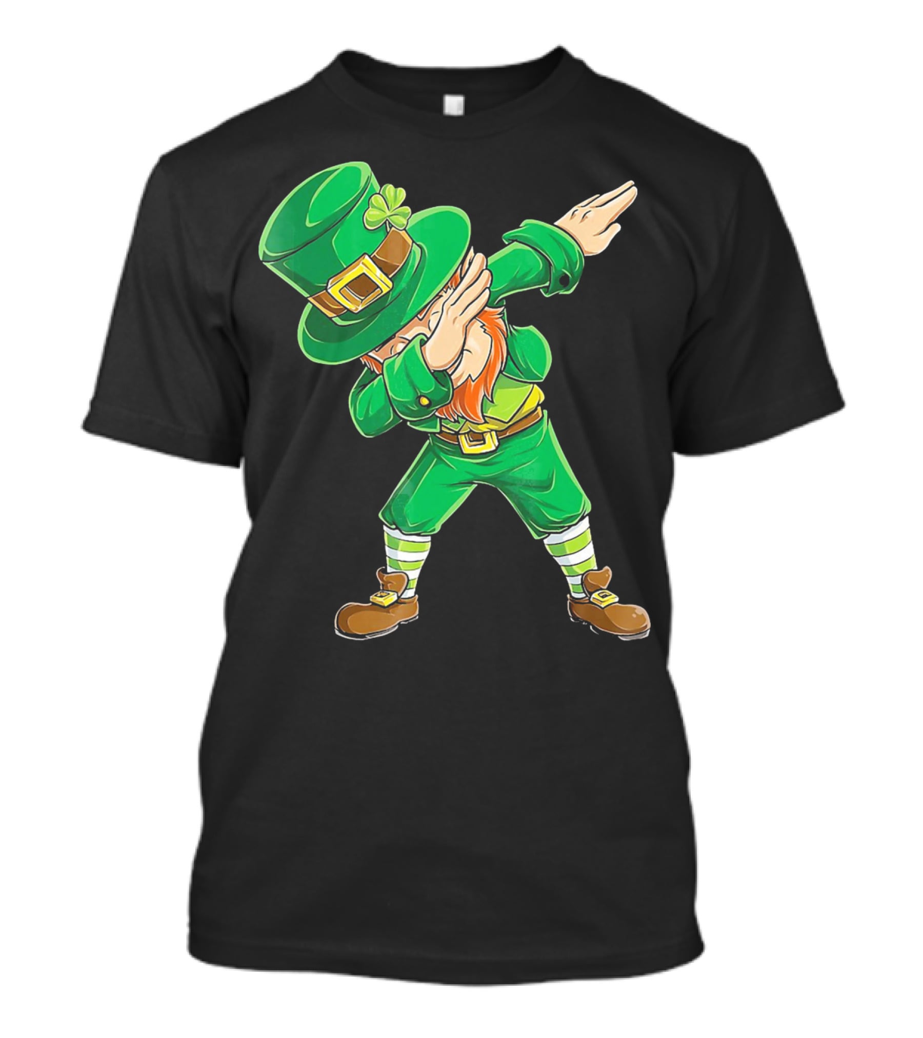 Dabbing Leprechaun Dab Dance St Patricks Day Irish Green Hat T-Shirt