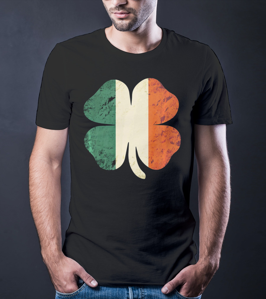 Irish Shamrock Ireland Flag St Patrick's Day T-Shirt