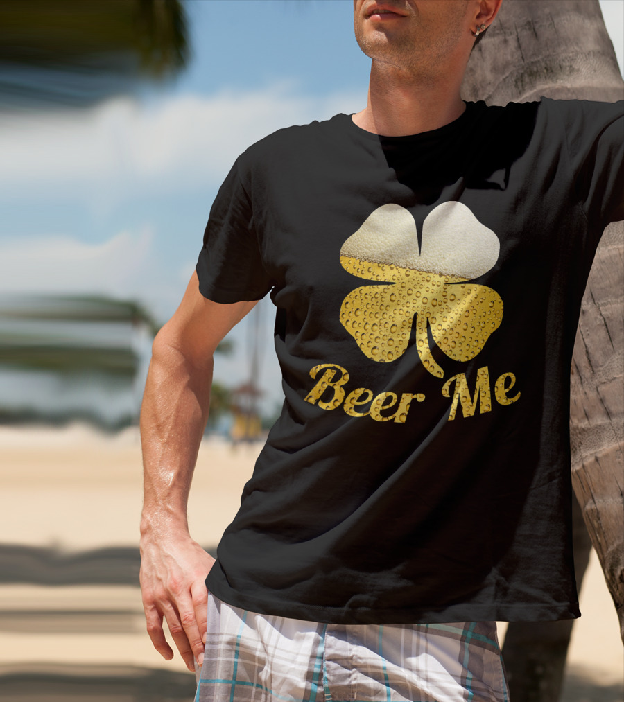 Beer Me Shamrock Bubbles T-Shirt