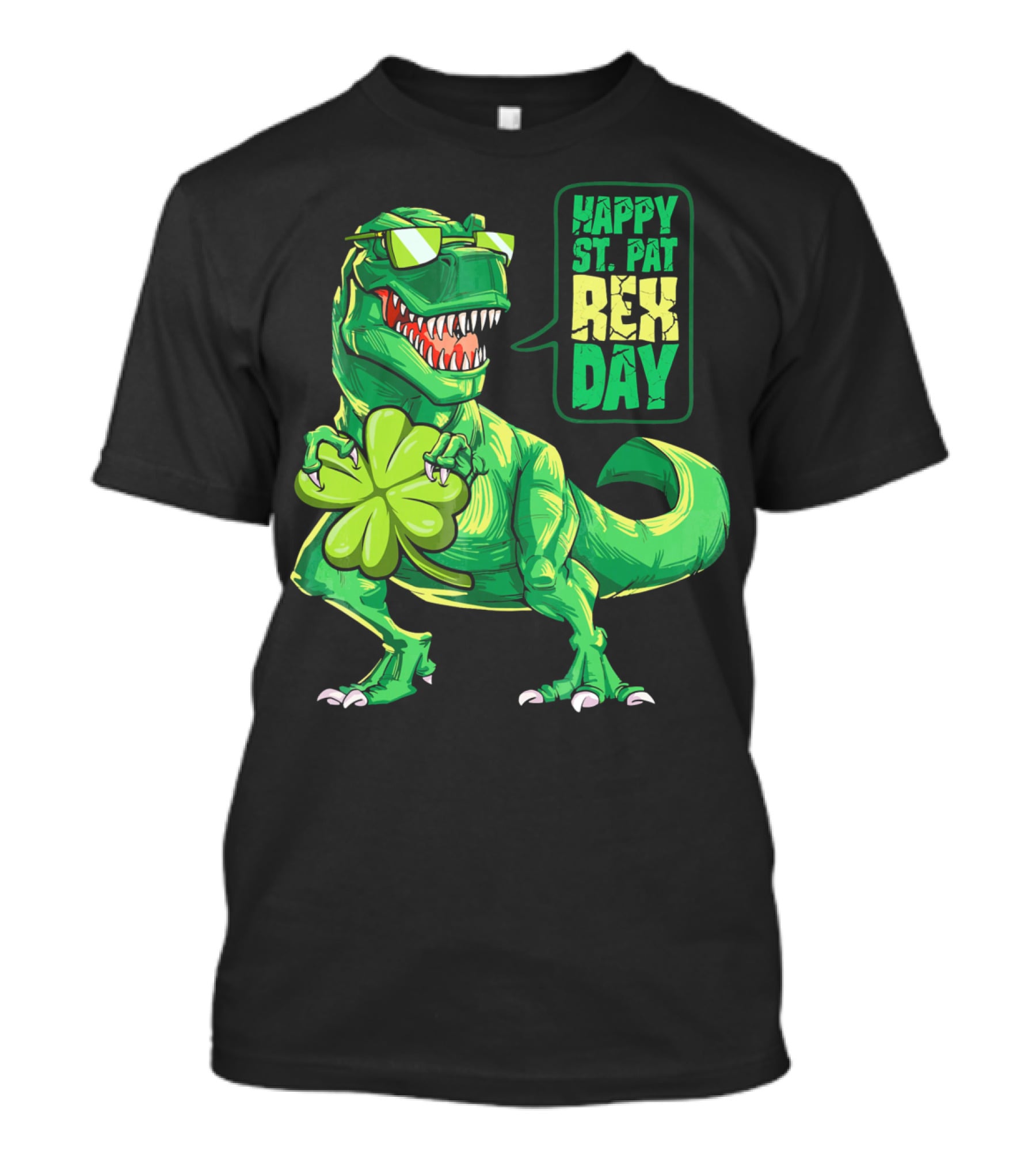 Happy St. Pat Rex Day Irish Dinosaur St Patricks T-Shirt
