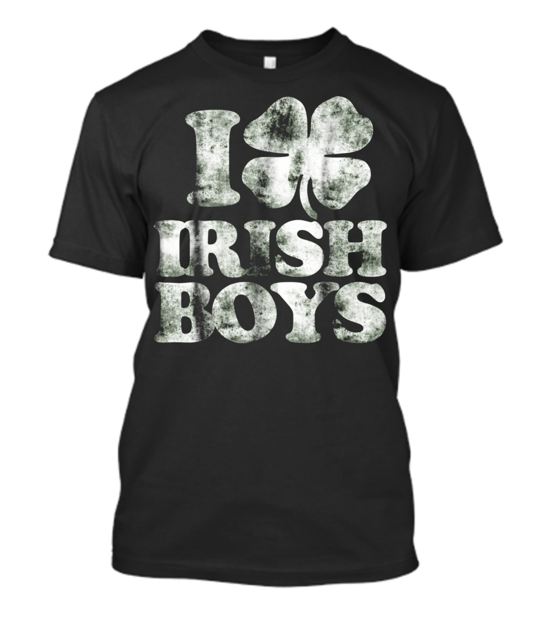 I Love Irish Boys Vintage Shamrock Irish Boys Shamrock T-Shirt