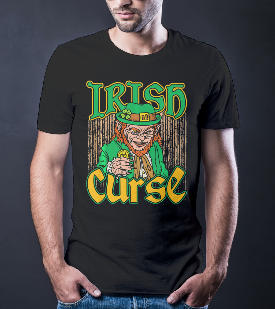 Irish Curse Leprechaun Horror Scar T-Shirt