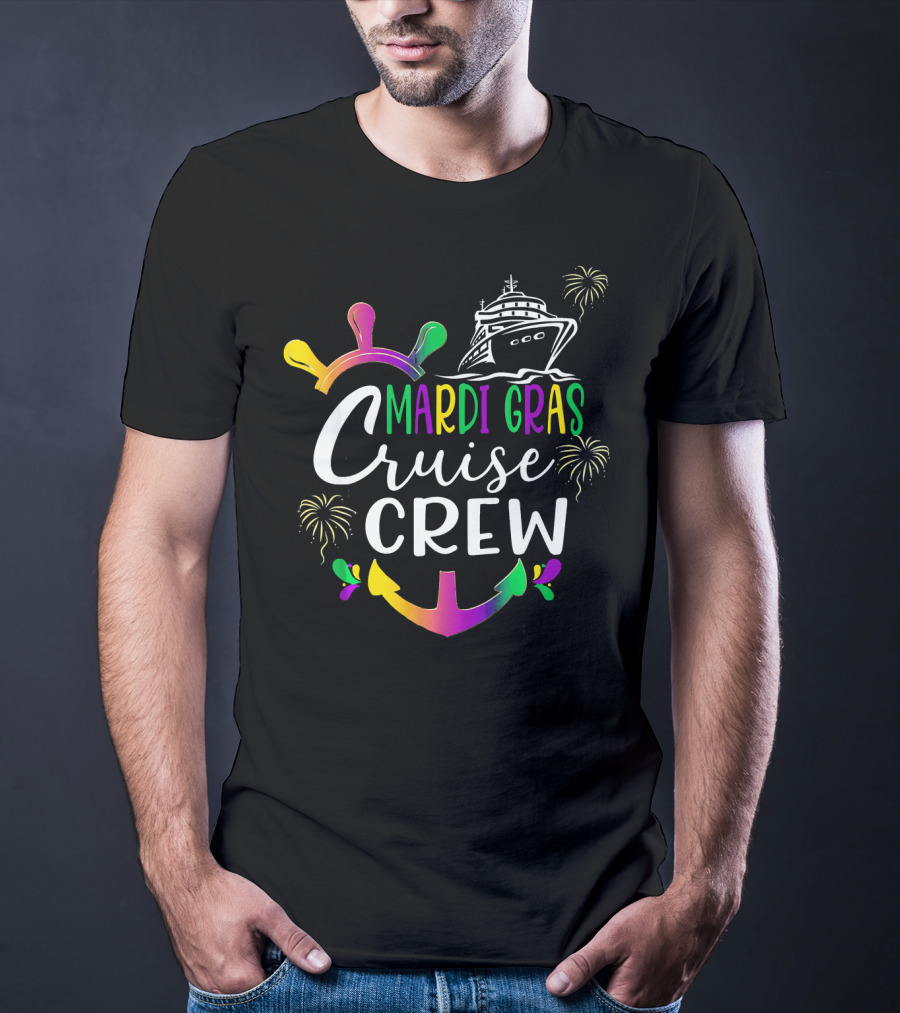 Mardi Gras Cruise Crew Outfit Matching Carnival T-Shirt