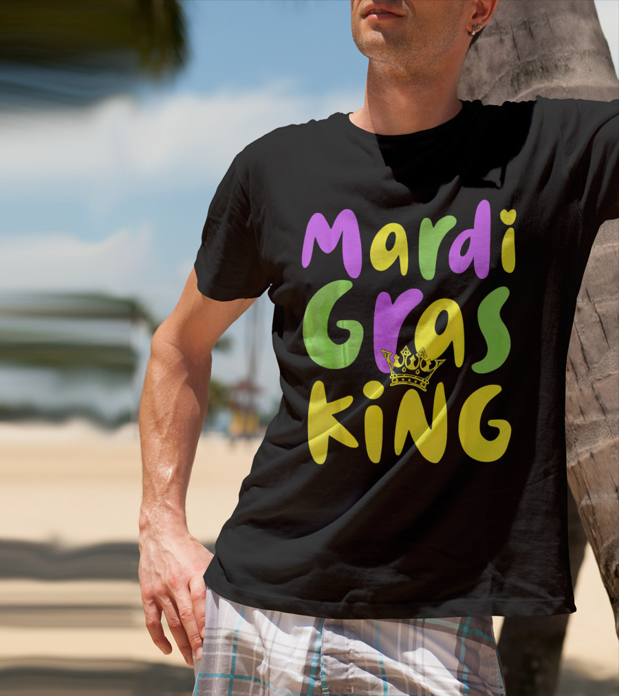 Mardi Gras King Crown T-Shirt