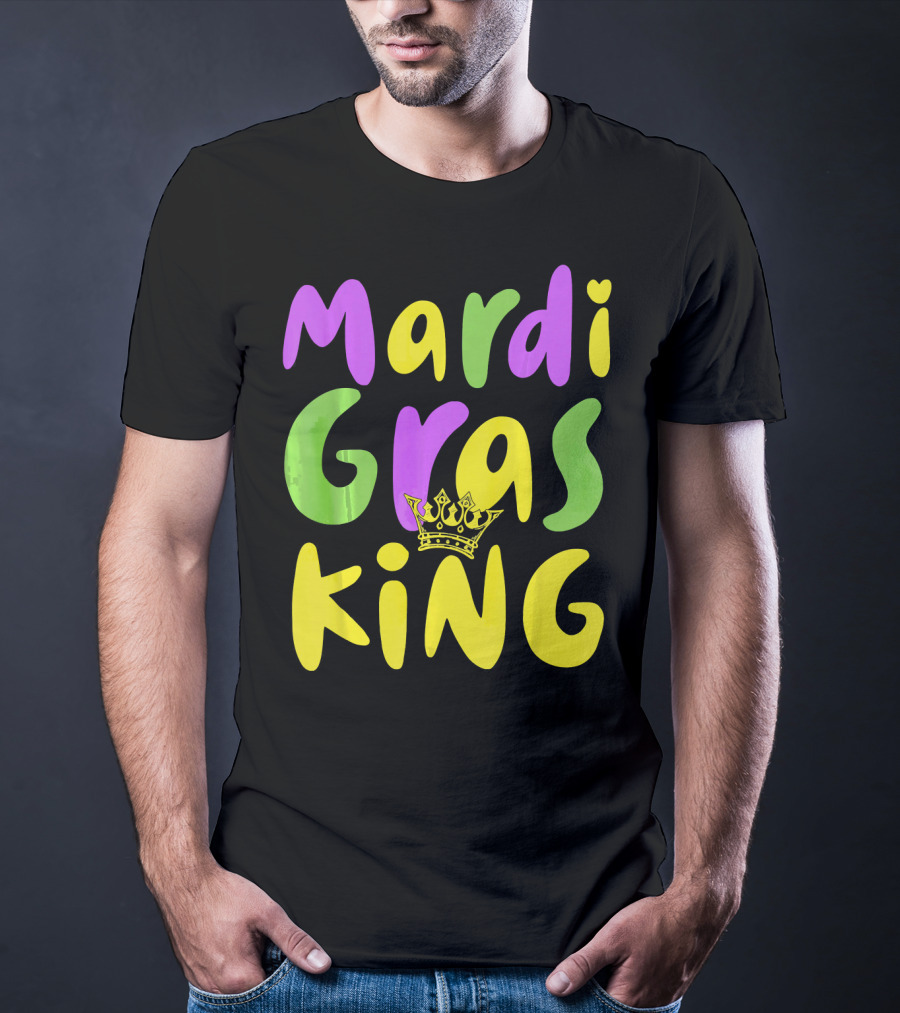Mardi Gras King Crown T-Shirt