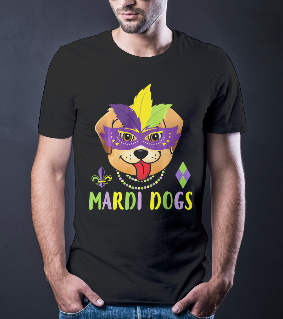 Mardi Dogs Labrador Retriever Gras Costume Dance Be T-Shirt