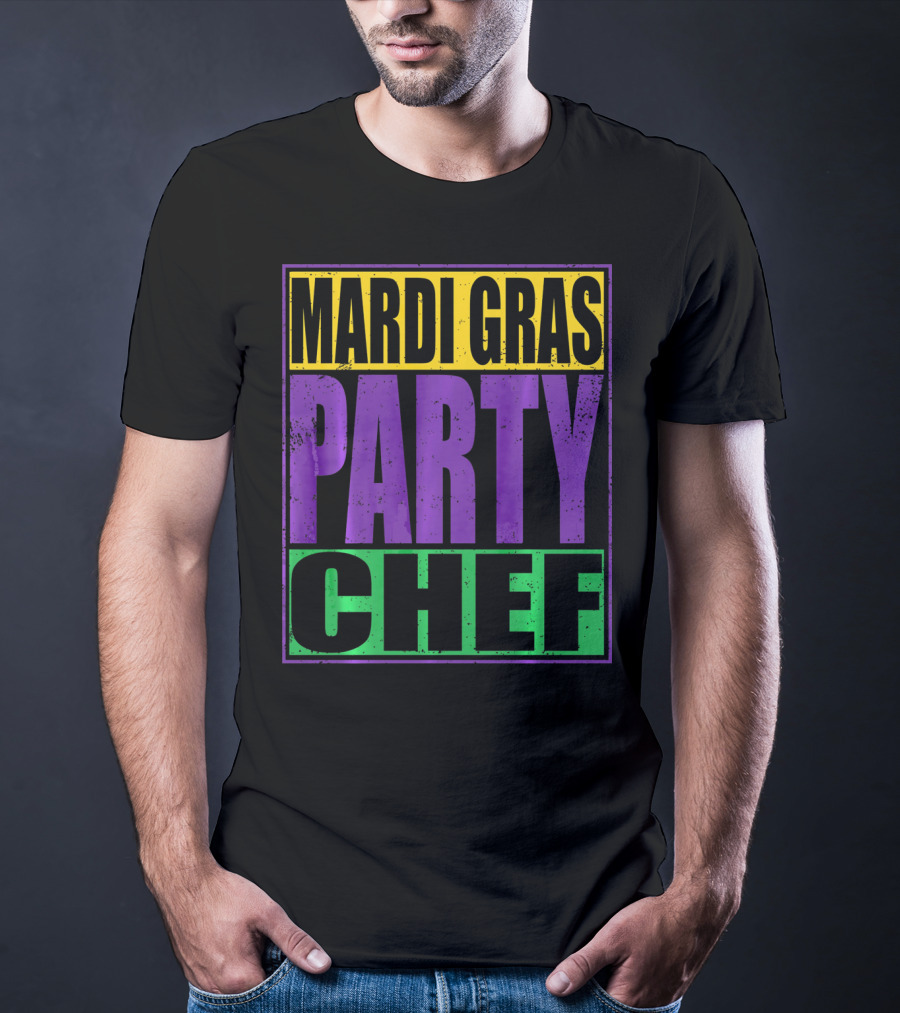 Mardi Gras Party Chef New Orleans T-Shirt