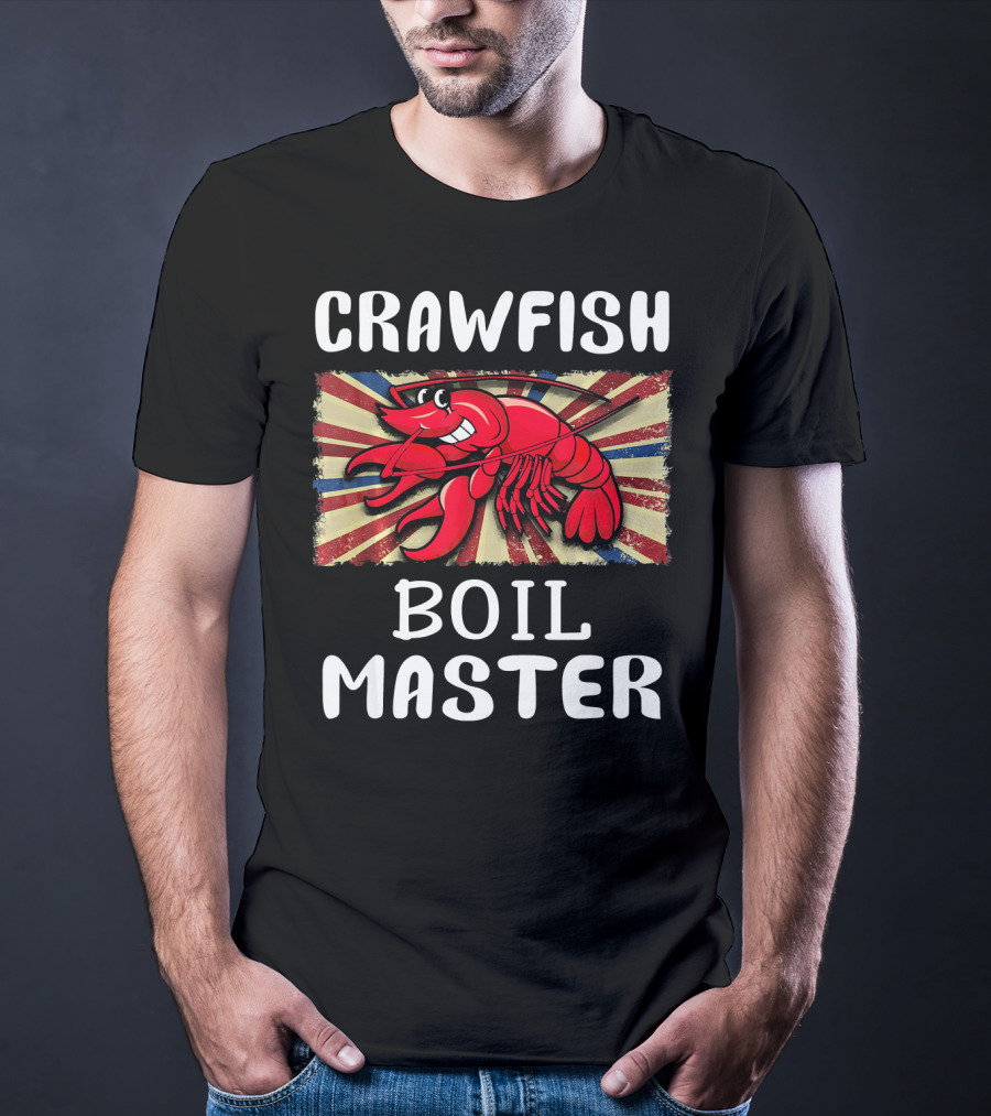 Crawfish Boil Master Mardi Gras T-Shirt