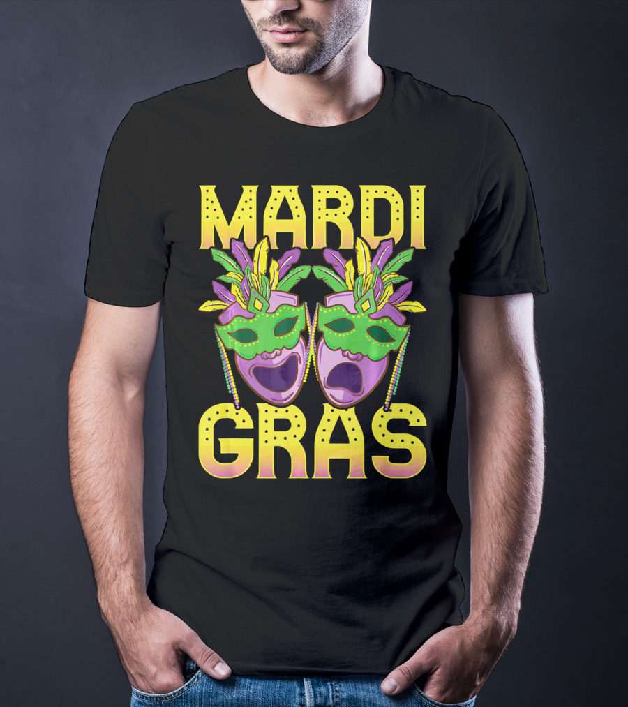 Mardi Gras Masks Party New Orleans T-Shirt