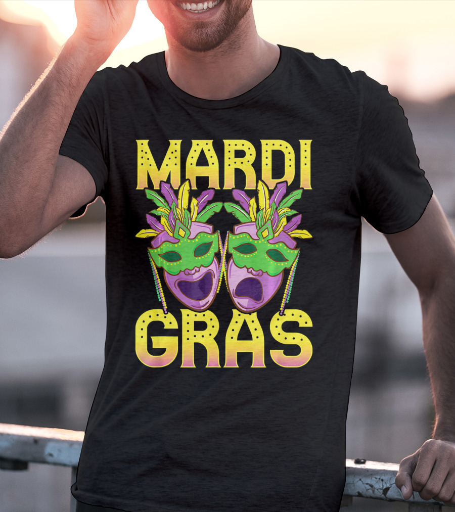 Mardi Gras Masks Party New Orleans T-Shirt