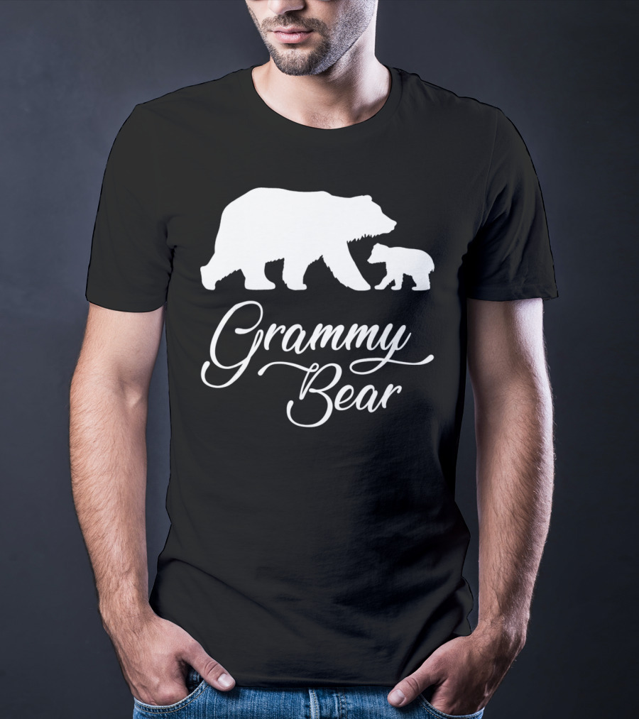 Grammy Bear Grandmother Cute Bear Cubs T-Shirt