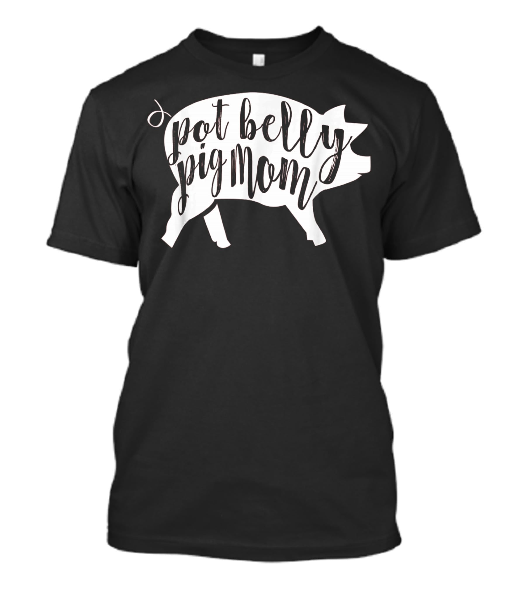 Pot Belly Pig Mom T-Shirt
