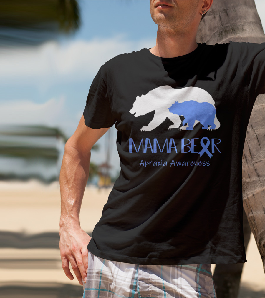 MAMA BEAR Apraxia Awareness T-Shirt
