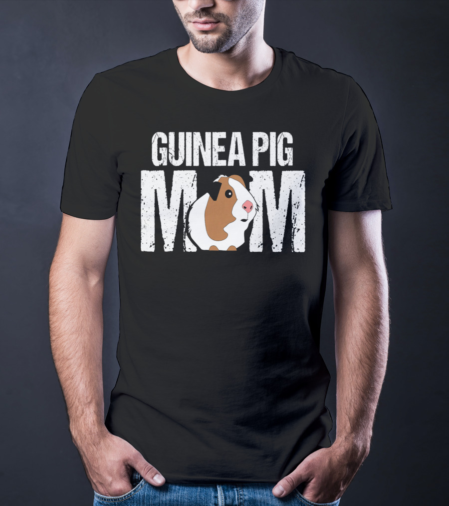 Guinea Pig Mom Funny Cute Pet Lover T-Shirt