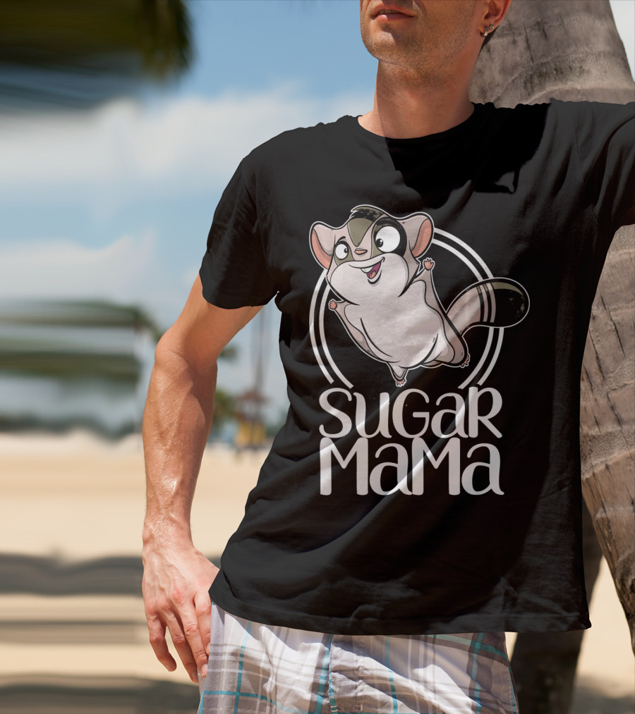 Sugar Mama Adorable Sugar Glider Character T-Shirt