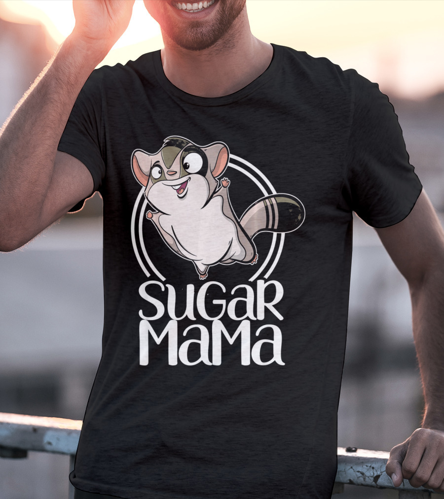 Sugar Mama Adorable Sugar Glider Character T-Shirt