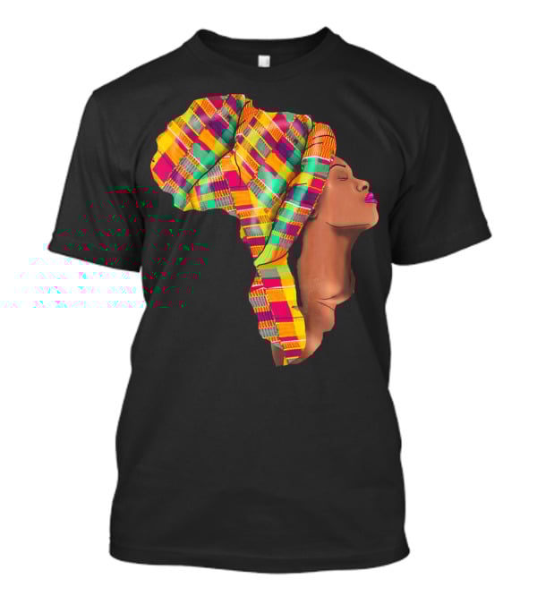 Oheneba Kente Headwrap African Mom Mother's Pride T-Shirt