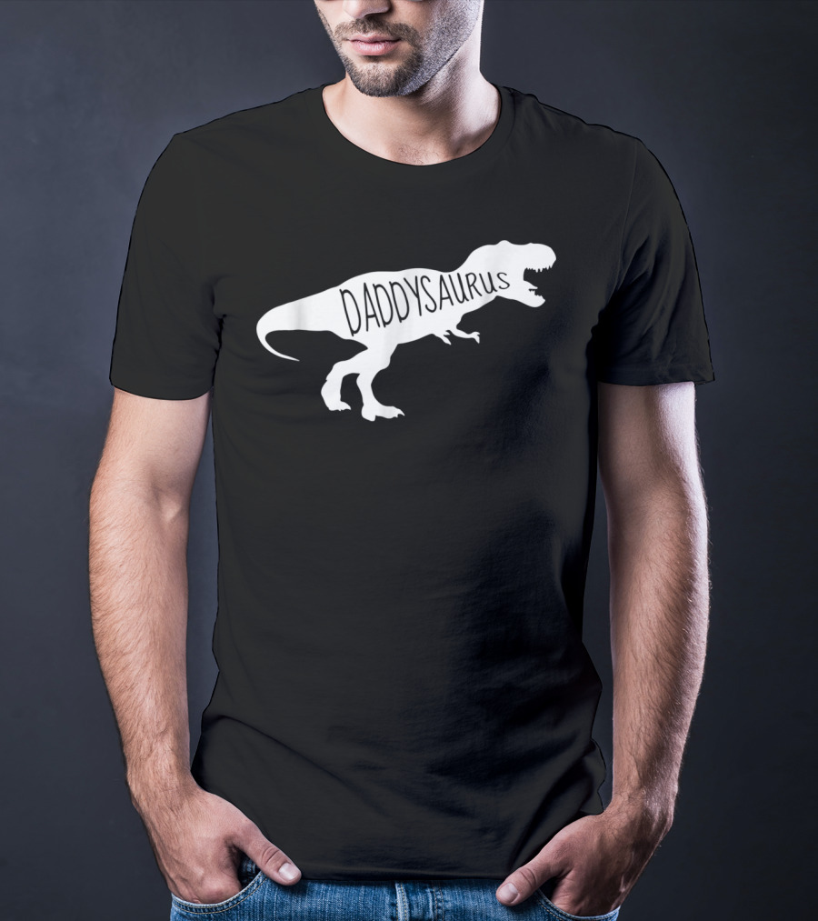 Daddysaurus Mens Baby Announcement T-Shirt
