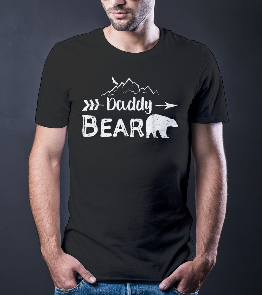 Daddy Bear Mountains Arrow Bear T-Shirt
