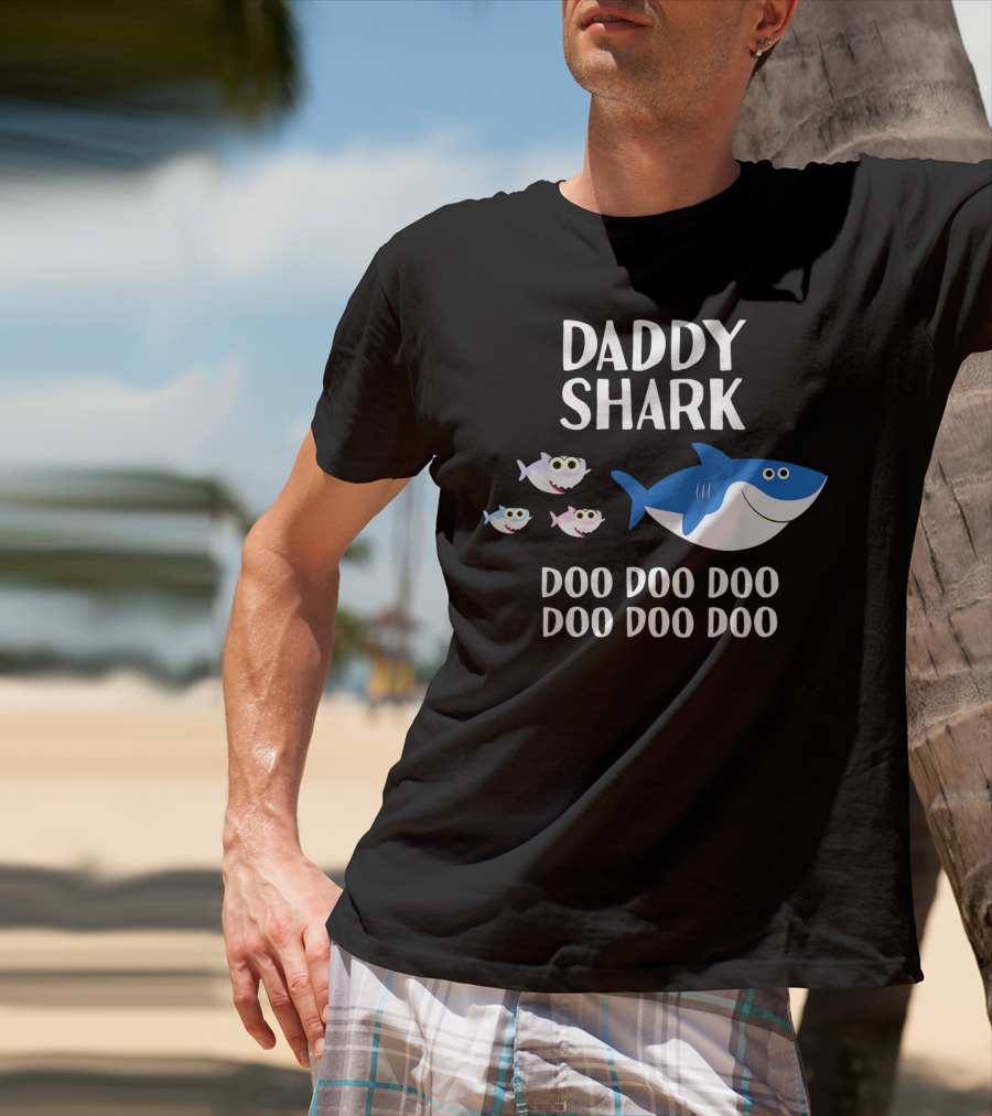 Daddy Shark Doo Doo Doo Doo Doo Doo Matching Family T-Shirt