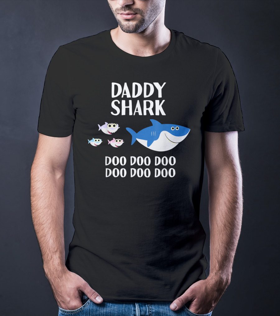 Daddy Shark Doo Doo Doo Doo Doo Doo Matching Family T-Shirt