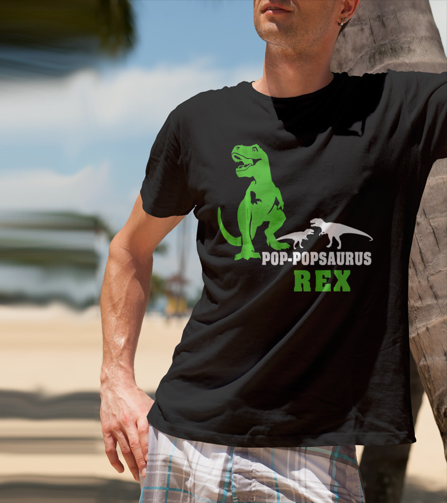Pop-Popsaurus Rex Dinosaur T-Shirt