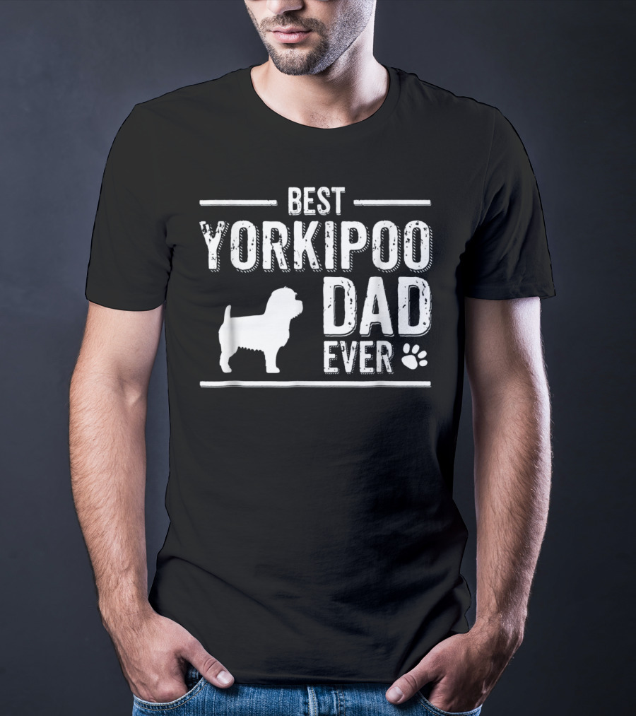 Best Yorkipoo Dad Ever Mens Dog Owner T-Shirt