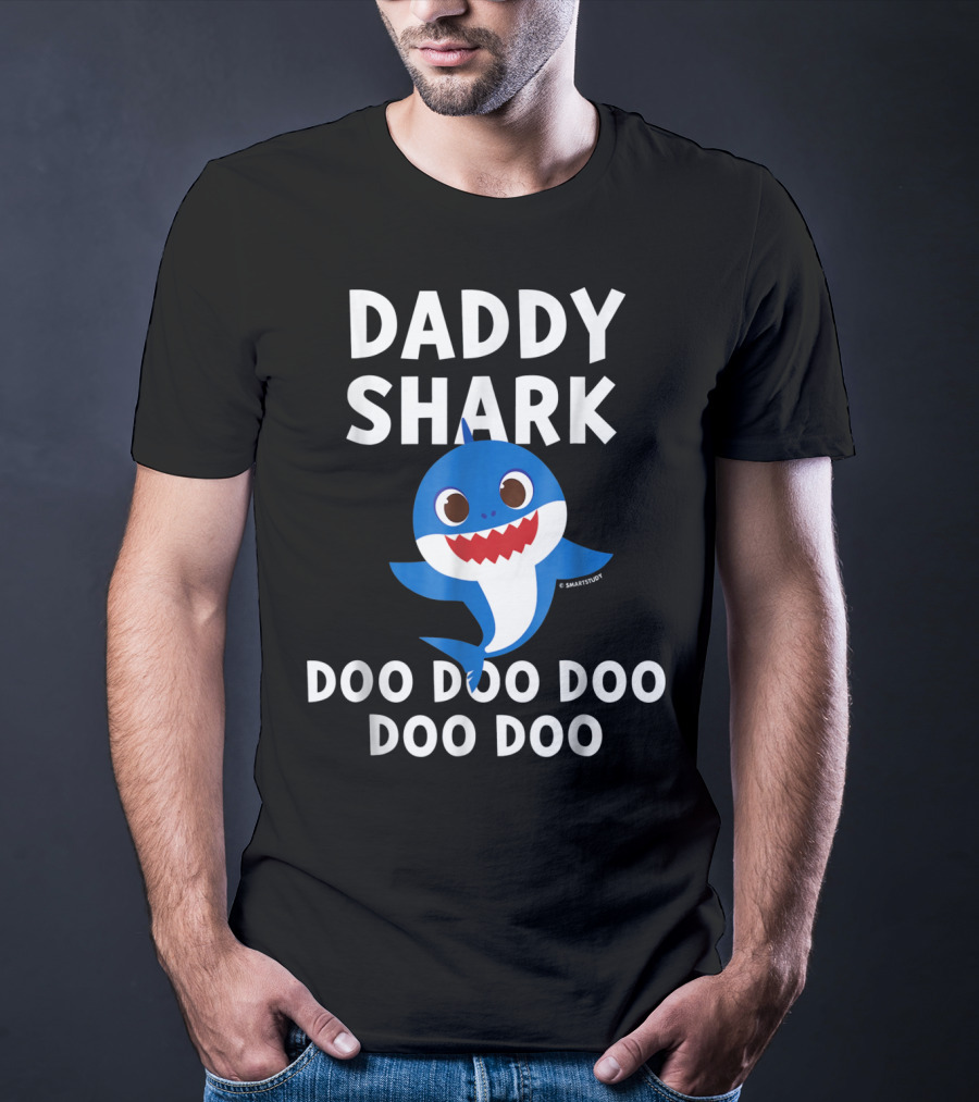 Daddy Shark Doo Doo Doo Doo Mens Pinkfong T-Shirt