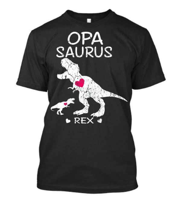 OPA SAURUS REX Dinosaur Hearts T-Shirt