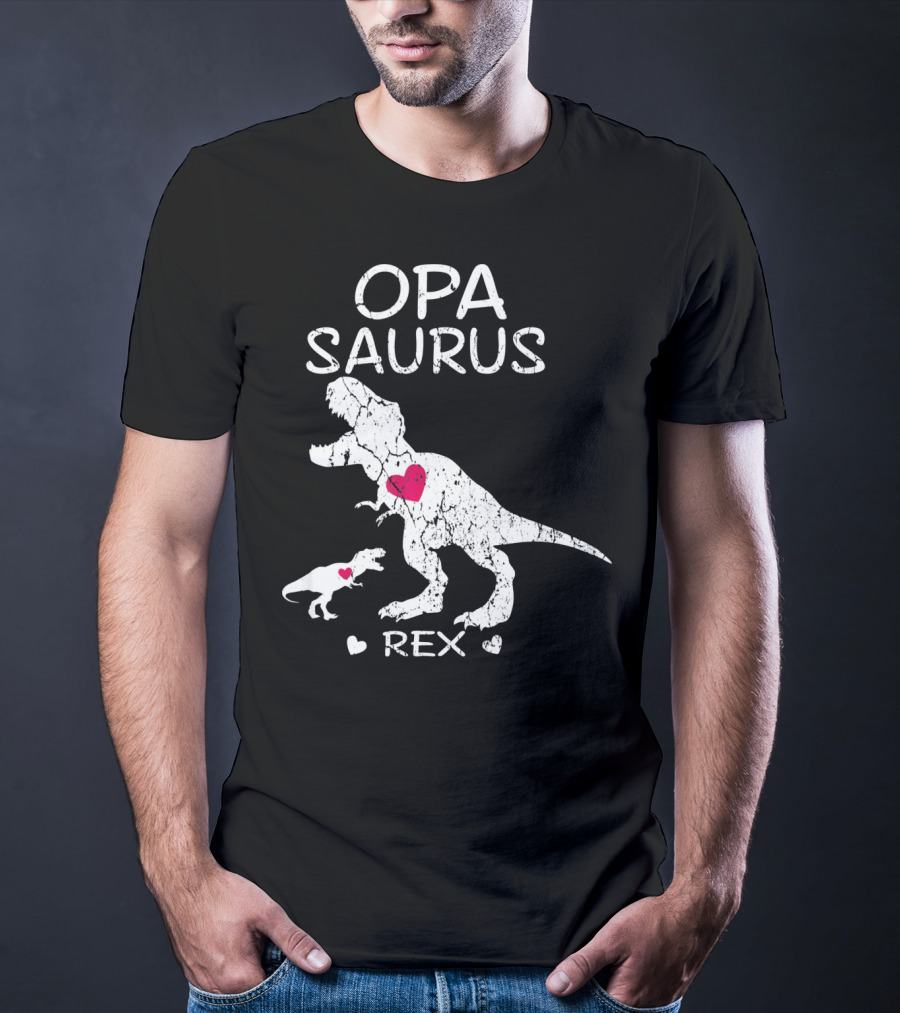OPA SAURUS REX Dinosaur Hearts T-Shirt
