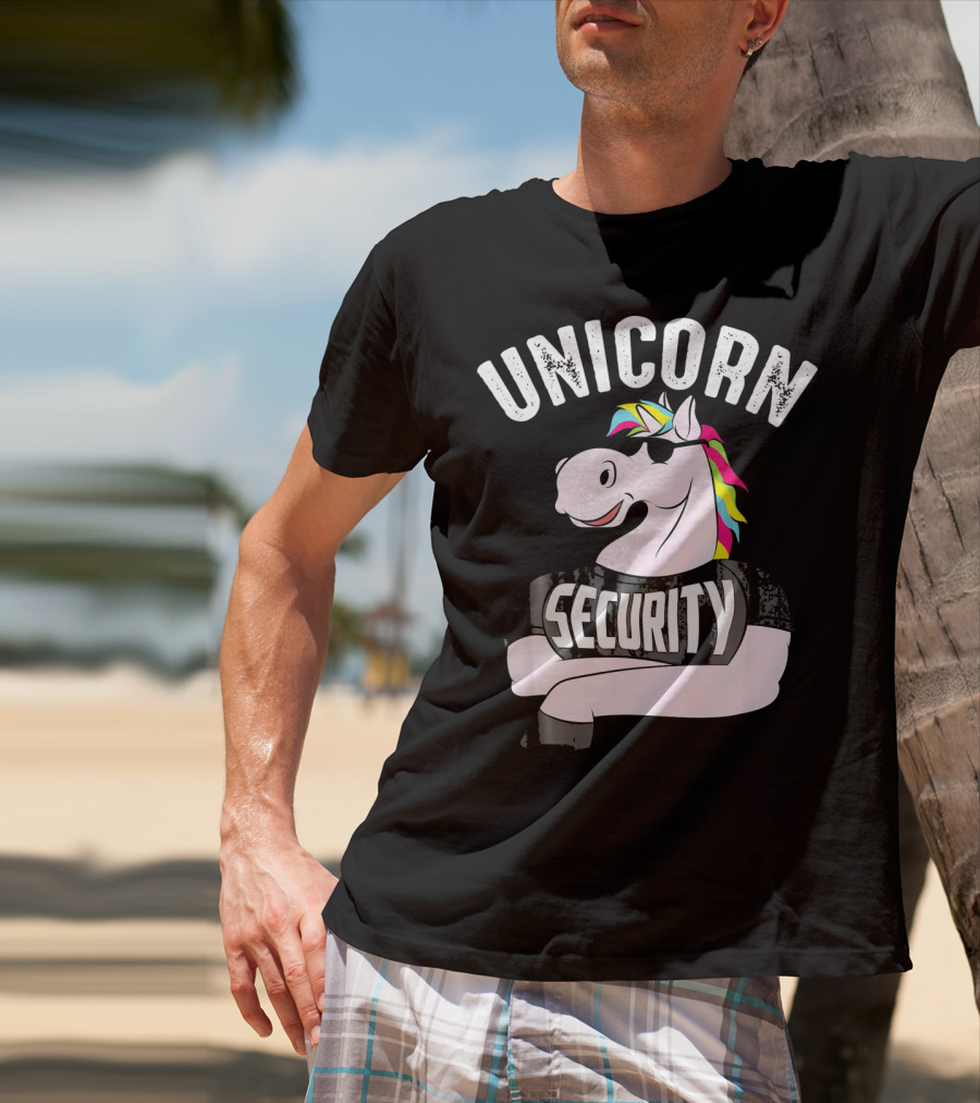 Unicorn Security Shirt For Men Fana T-Shirt